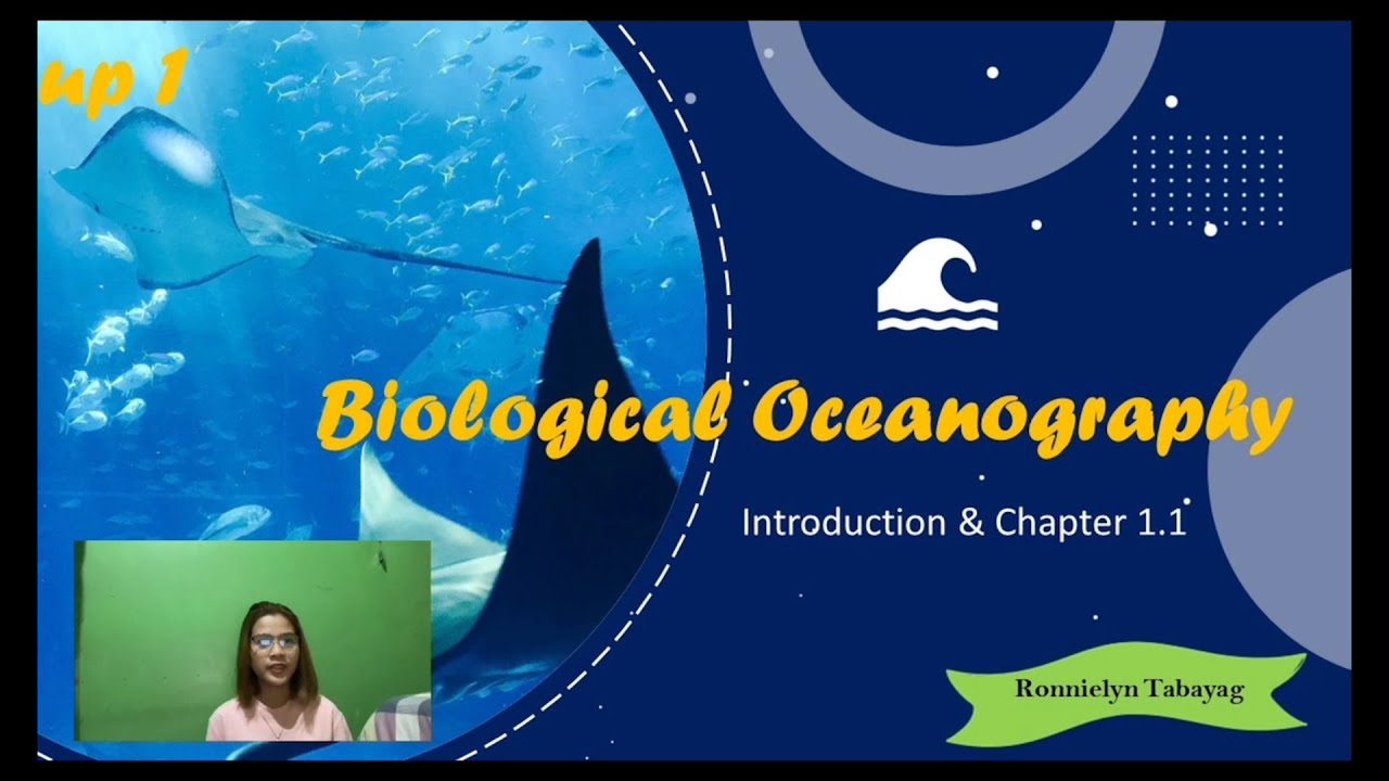 Biological Oceanography| Introduction| G1-1