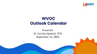 Outlook Calendar