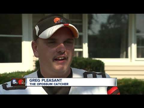 Browns fan turned opossum wrangler becomes overnight internet sensation
