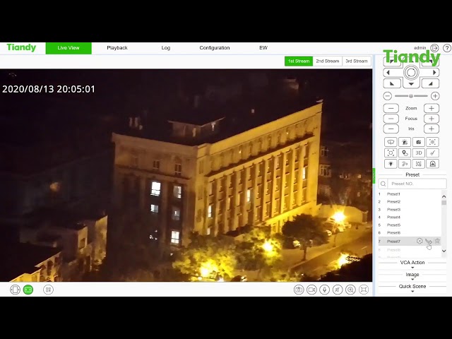 كاميرا تياندي 4K المتحركة 360 درجة TC-H388M PTZ - دقة 8 ميجابكسل، تقريب بصري جبار 44X، رؤية ليزرية ليلية