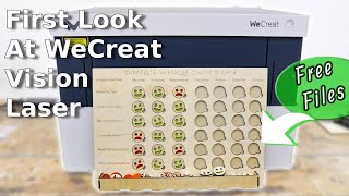 First Look at WeCreat Auto Lifting Laser Plus Making DIY Kids Chore Board | Free Files to Download!