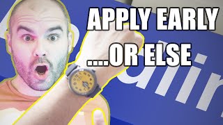 The Most Important University Deadline: Why you should apply early action!