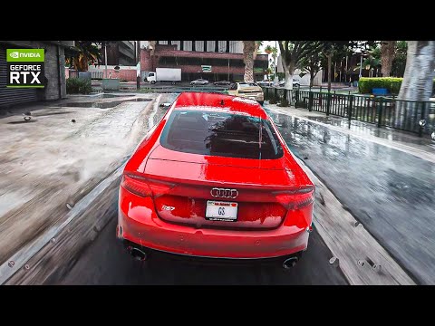 GTA 5 Photoreal Graphics Enhancement - Ray Tracing Remastered Graphics Mod on RTX™ 4090