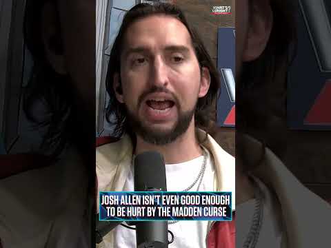 Josh Allen isn’t even GOOD ENOUGH to be hurt by the Madden curse! 🗣️ #NFL #JoshAllen