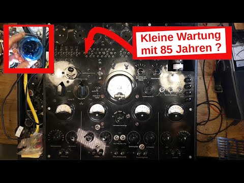 [189] Neuberger W242 Röhrenprüfer - kleine Wartung und Innenansichten