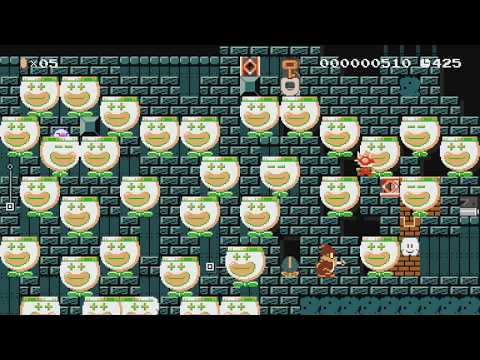 クラウン大迷宮9 by サブ　りょんりょん - Super Mario Maker - No Commentary 1bn