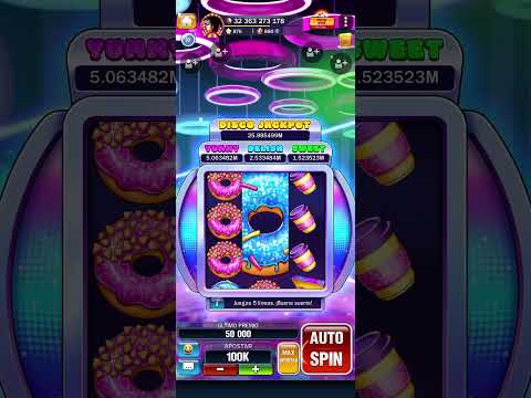 $100K Spins in Disco Donuts - Slots #spin #slot #casino #vegas #machine #casinogames #shorts 🎰