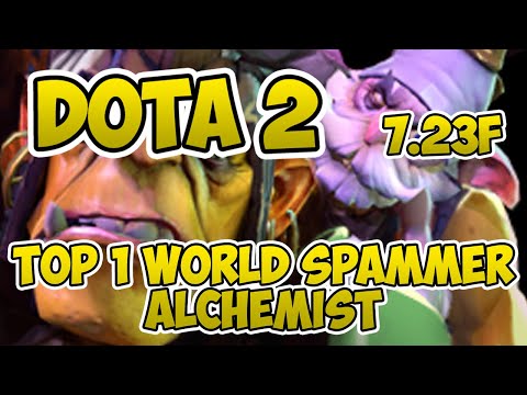 Top 1 World Alchemist Spammer [2200+ Matches] [Dota 2] [7.23f] [雅俊] [Gameplay]