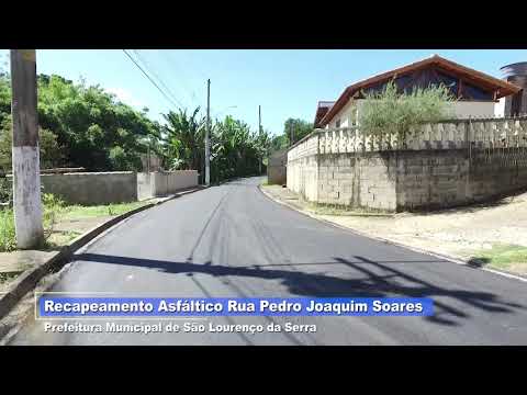 Recapeamento Asfáltico da Rua Pedro Joaquim Soares - Zé Cozinheiro.