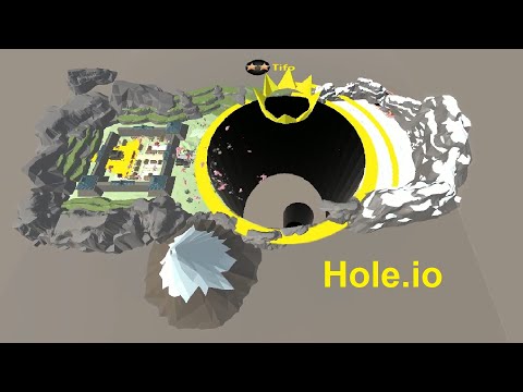 Hole.io Map Control: 100.00% - Big Hole WORLD RECORD