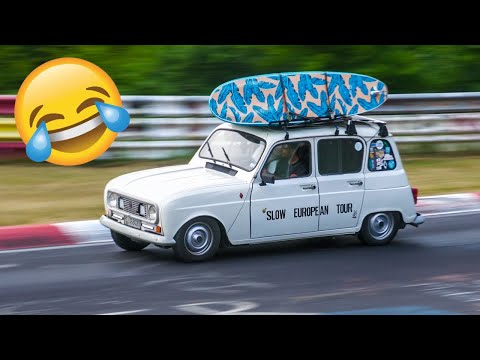 FUNNIEST Moments at the Nürburgring Nordschleife😂 WEIRD Cars, Strange moments & helicopters