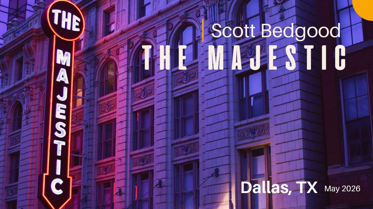 Promotional video thumbnail 1 for Scott Bedgood