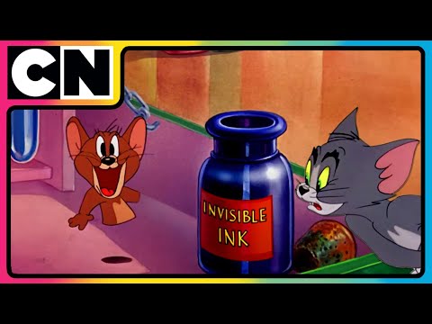 Tom and Jerry 😺🐭| Jerry’s Invisible Ink Prank! 😆| Animated Cartoon 😍| Cat & Mouse Cartoon @cnindia