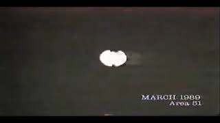 Боб Лазар, видео с тестового полета летающей тарелки, март 1989 года