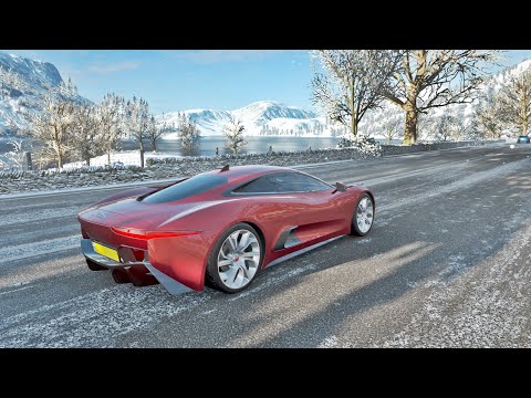 GOLIAS SEM FREIO COM DANO SIMULAÇÃO NA NEVE - FORZA HORIZON 4