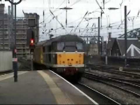 31601 and 31190 on Test train through Newcastle
