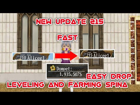 Toram Online - New Update 215, Farming and leveling 210-215