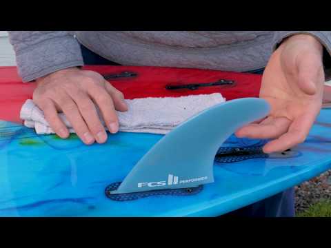How To Install & Remove FCS II Surfboard Fins Video