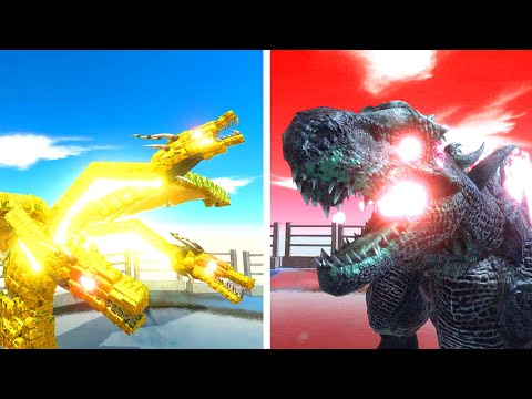1vs1 Godzilla 2014 vs All Kaiju Monster - Animal Revolt Battle Simulator