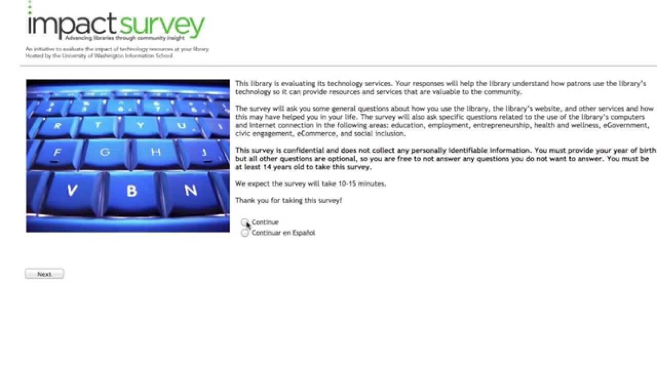 Impact Survey overview