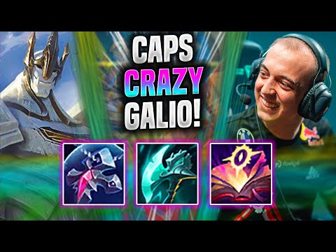 CAPS CRAZY GAME WITH GALIO! - G2 Caps Plays Galio Mid vs Gragas! | Season 2022