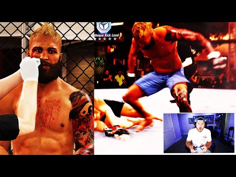 TOKE NASTY IS BACK!! INSANE KNOCKOUT - UFC 4 Career Mode Episode 1
