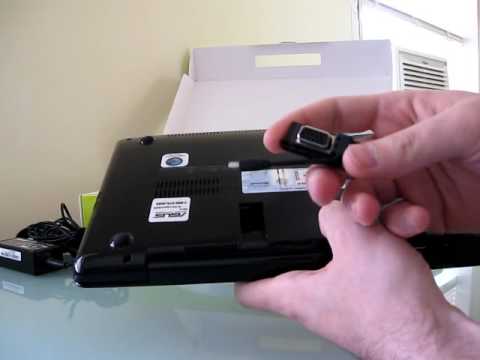 Asus Eee PC 1008HA unboxing