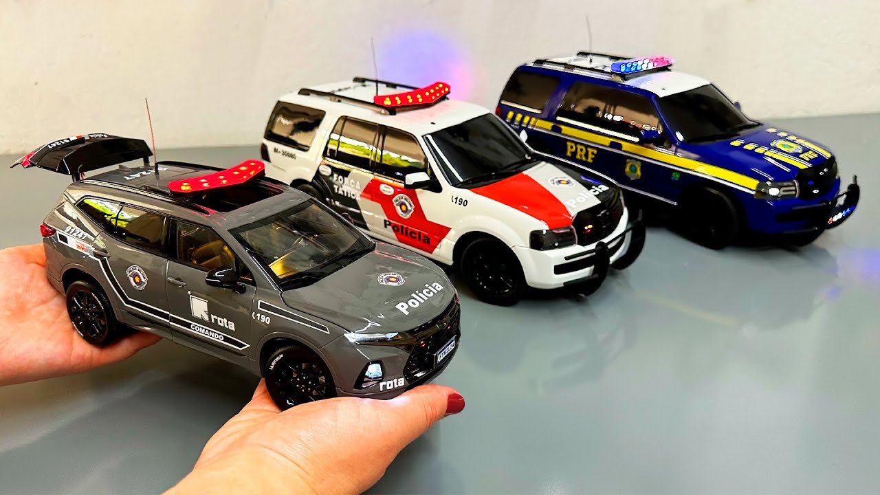 ELE FAZ MINIATURAS DA POLÍCIA QUE FUNCIONAM DE VERDADE! (VIATURA DA ROTA LIGA TUDO)