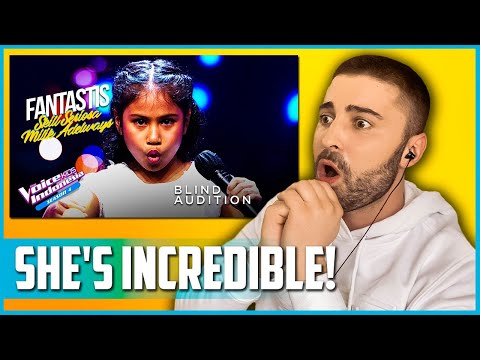 🇮🇩 Adelways Lay - The Magic Flute | Blind Auditions | The Voice Kids Indonesia | REACTION