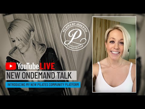 Talking about my new OnDemand Pilates platform for Mat and Reformer