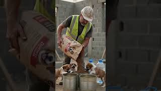 Kindness Changes Everything: Worker Feeds Hungry Stray Dog Family