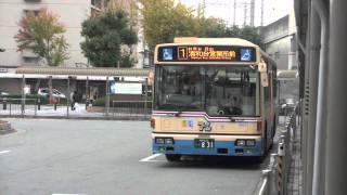 preview picture of video '【阪急バス】猪名川営業所2822三菱KL-MP35JM(西工)＠川西能勢口('11/12)'