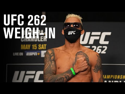 UFC 262: Oliveira vs Chandler Weigh-in