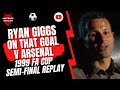 Ryan Giggs...On that Goal v Arsenal 1999 FA Cup Semi-Final Replay 🔴⚪️⚫️🔥🔥