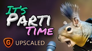 It's Parti Time  //  Upscaled by 300% to 1200%  //  AI Text-to-Image S