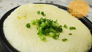 Gyeran Jjim Recipe : Silky & Delightful Korean Steamed Egg 부드러운 계란찜 만들기 Korean Food