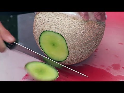 Fruits Cutting Skills / Korean street food / 남대문시장 과일집