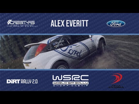 Alex Everitt | Crest Autosport | World Sim Rally Championship | Round 10 @ Estonia (Leg 2)