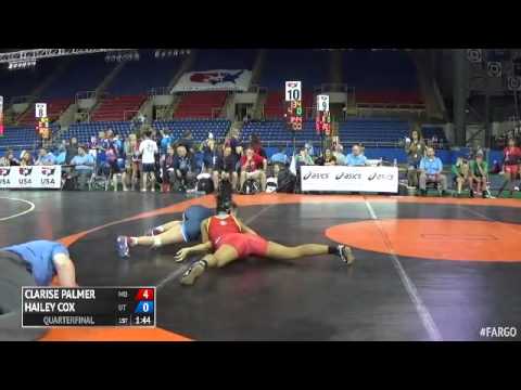 124 Quarterfinal - Hailey Cox (Utah) vs. Clarise Palmer (Maryland)