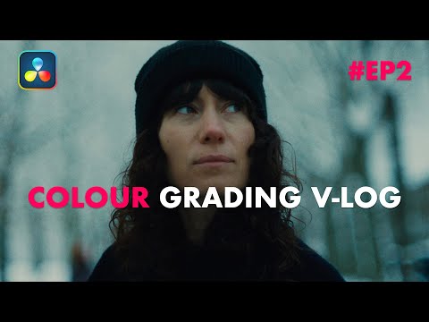 Cinematic winter v-log footage! | Colour grading tutorial Ep#2 (Panasonic LUMIX S5 & Resolve)