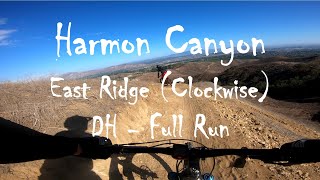 East Ridge to Harmon 102 to Harmon 105 trails (clockwise)