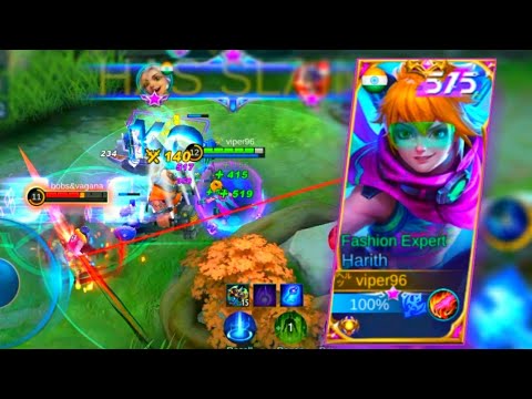 Harith Fashion Expert The 515 Skin || 515 Exclusive Elimination Effect:Joyous Party || MLBB.