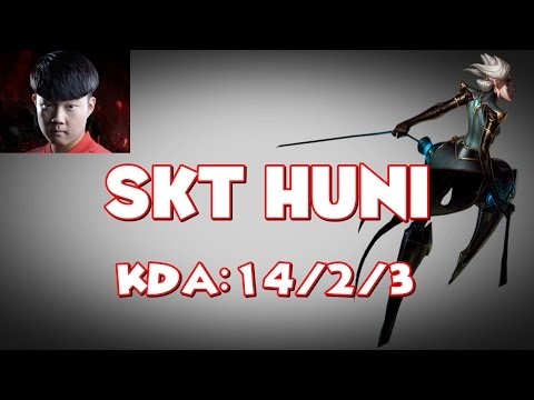 SKT T1 Huni as Camille vs Fiora - Top (KR Replay) League Of Legends