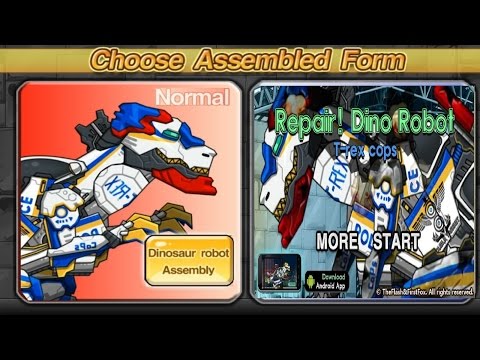 T-rex Cops - Dino Robo and Repair Dino Robot-T-rex cops Full Game 1080p