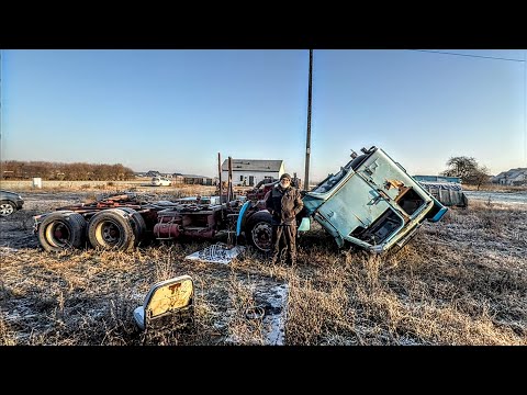 VOLVO F89 ! Złomiarze totalnie go zdewastowali ale mimo wszystko widać w nim potencjał na klasyka :)