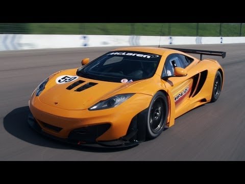 McLaren MP4-12C GT3 racer on track - review by www.autocar.co.uk