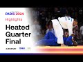 HEATED SCENES Judo Teddy Riner Guram Tushishvili Clash Paris2024 Olympics