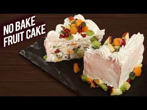 No Bake Fruit Cake | How To Make Fruit Cake In 30 Minutes | Instant Fruit Cake Recipe By Bhumika