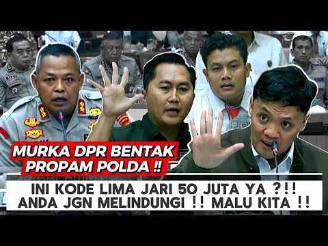 Marah DPR Bentak PROPAM POLDA Gara2 Kode 50 Juta Kasus BBM Eceran di Way Kanan Lampung !!