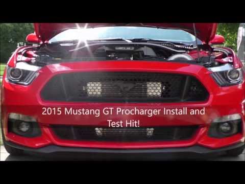 2015 Mustang Procharger install and test hit!
